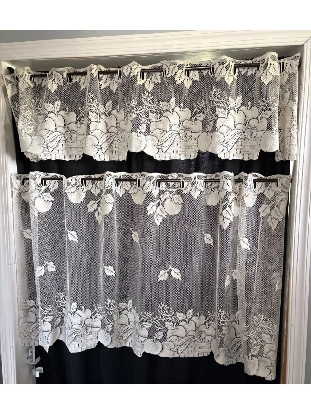 Lace Valance Curtain Set 64